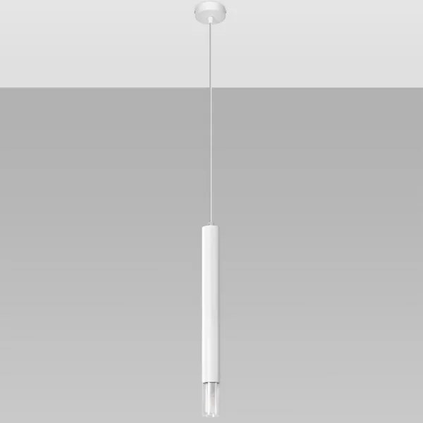 Sollux SL.0957 - Csillár zsinóron VIZIER 1xG9/12W/230V fehér