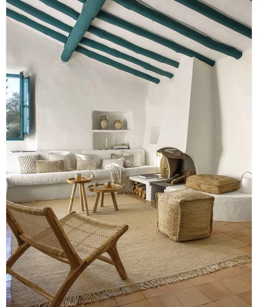 Natúr színű szőtt fotel Beida – Kave Home