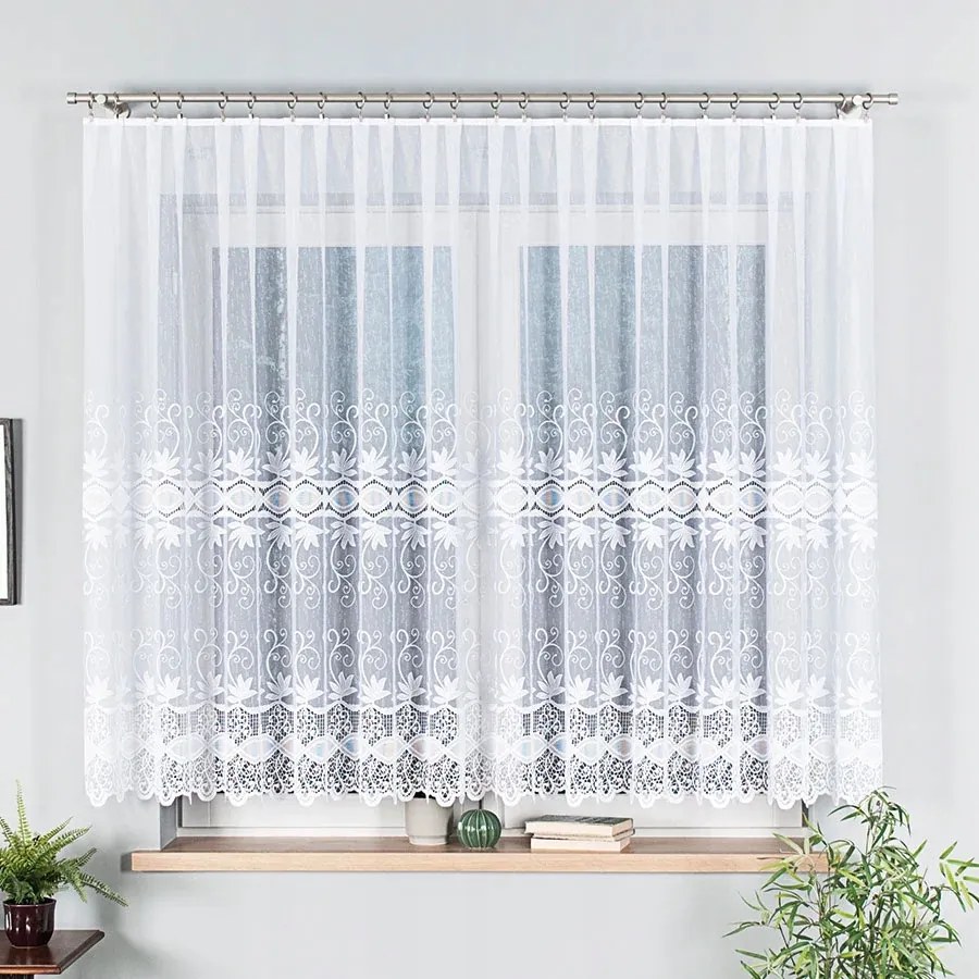 Függöny Meterre Fehér 150cm