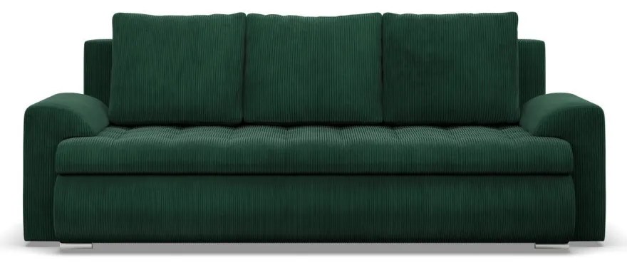 Tokio kanapéágy, kordbársony, zöld