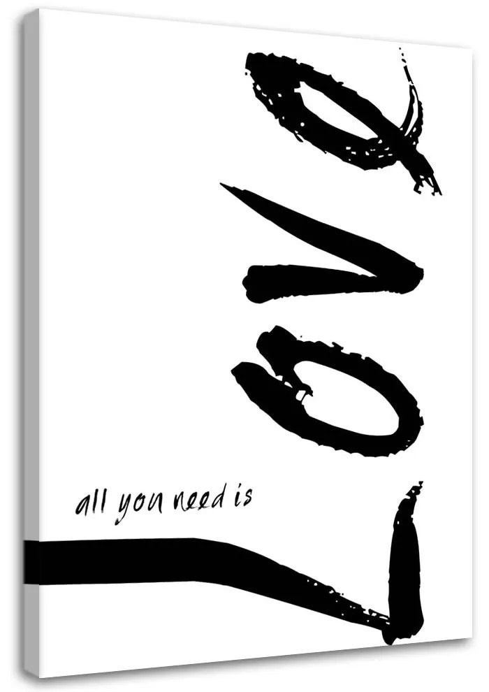 Gario Vászonkép Fehér szerelem Méret: 60 x 90 cm