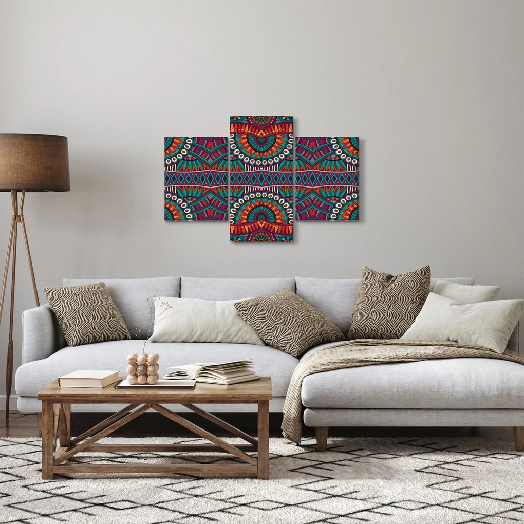 A díszítő absztrakció képe (90x60 cm)