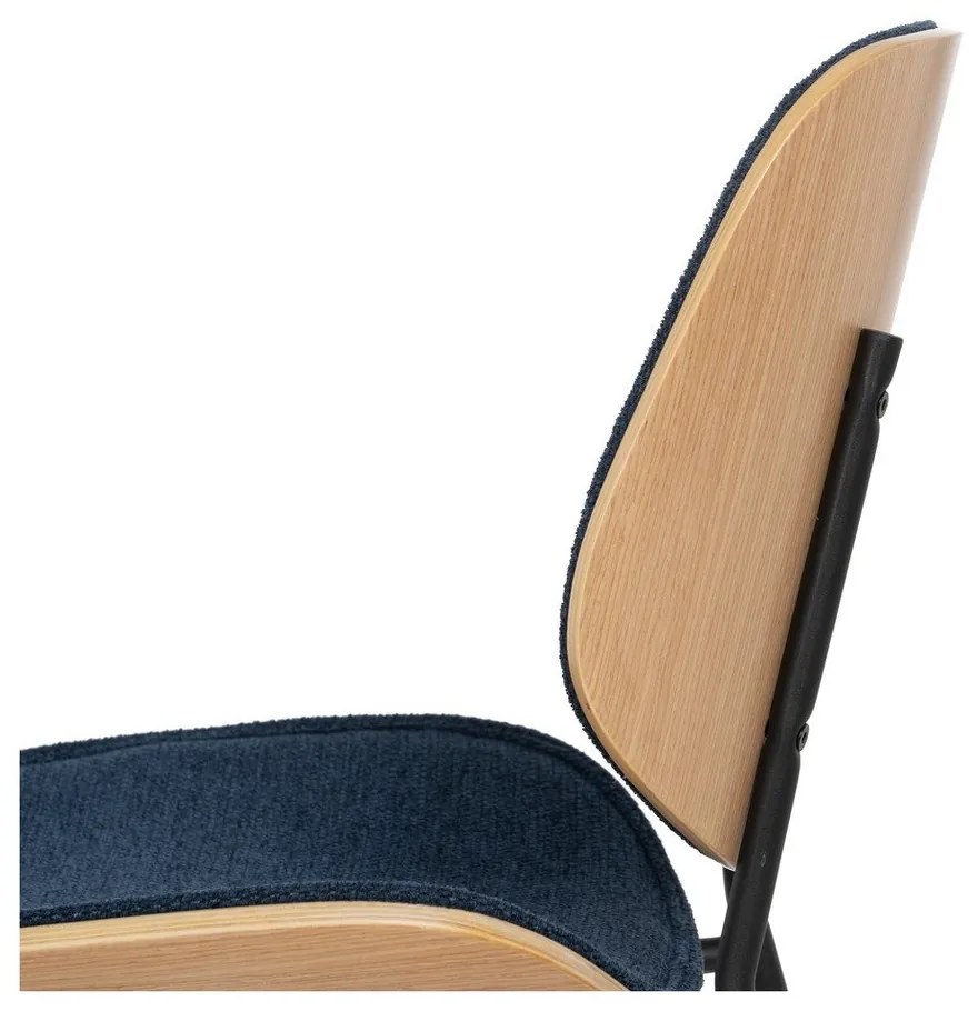 Sötétkék étkezőszék szett 2 db-os Elio – Ixia