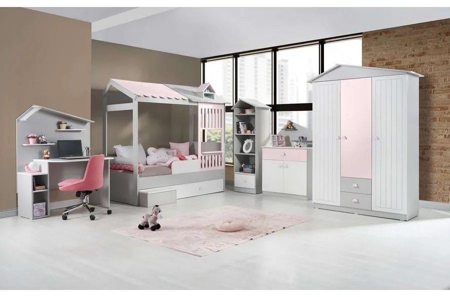 AYDER Komód gyerekeknek, Pink