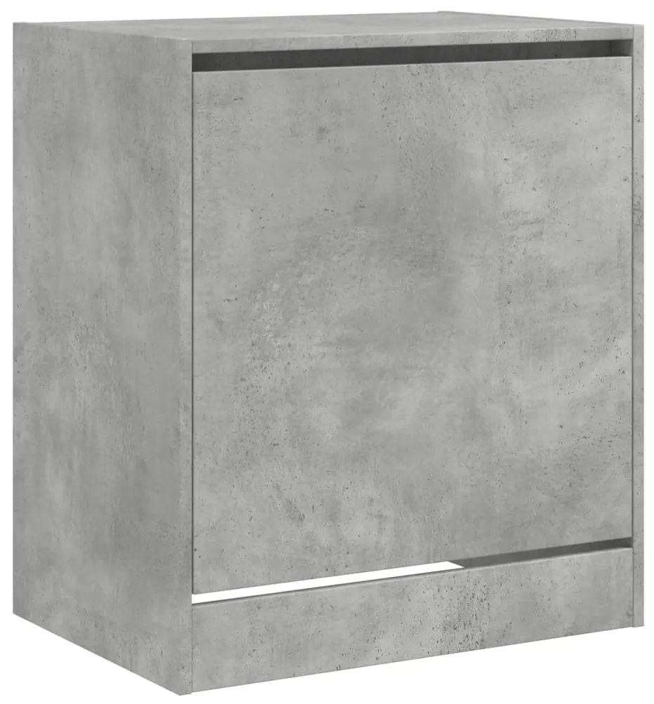 betonszürke szerelt fa cipőszekrény 60 x 42 x 69 cm