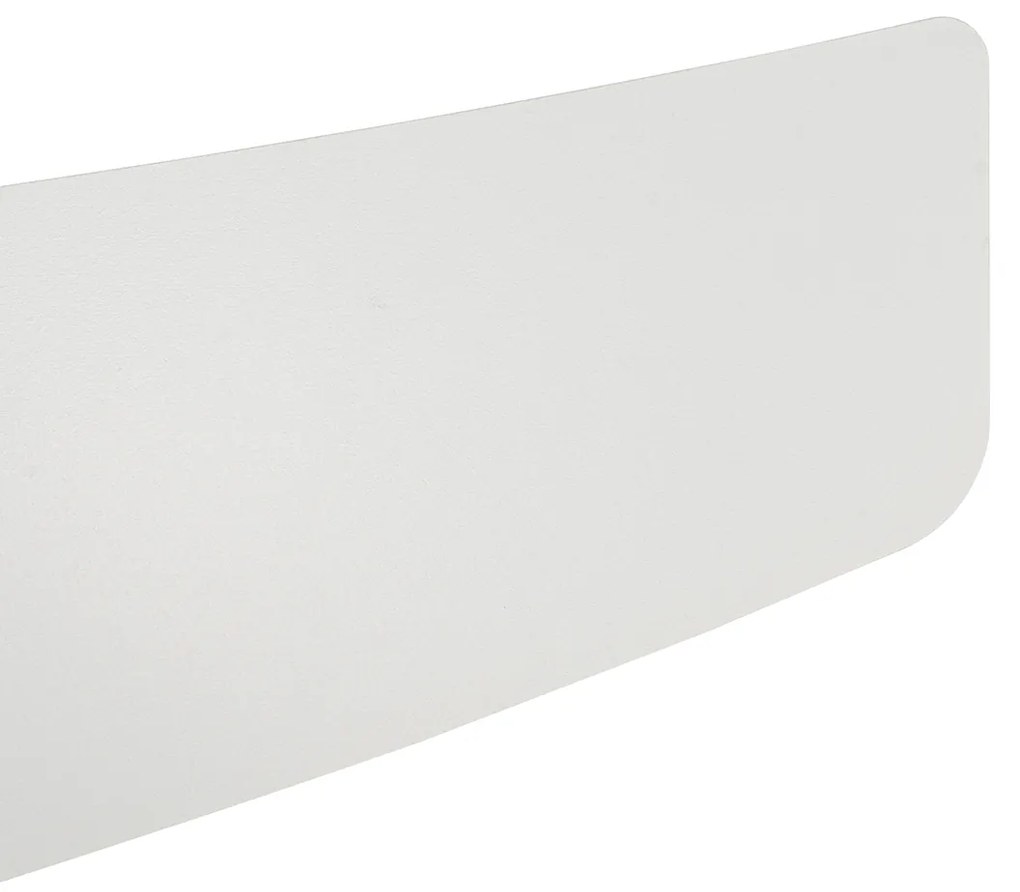 Okos mennyezeti ventilátor fehér fa mintával 132 cm LED-del, fényerőszabályzóval és távirányítóval - Cool