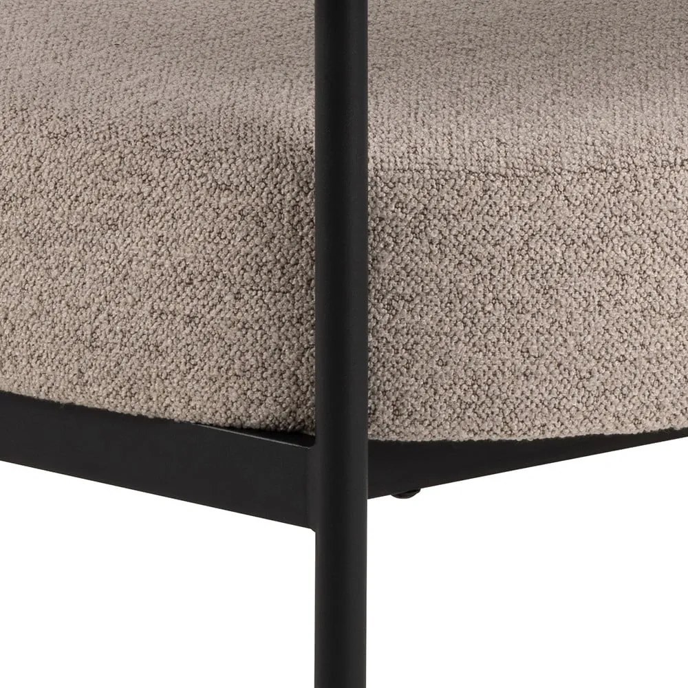 Bézs buklé fotel Oakfield – Actona