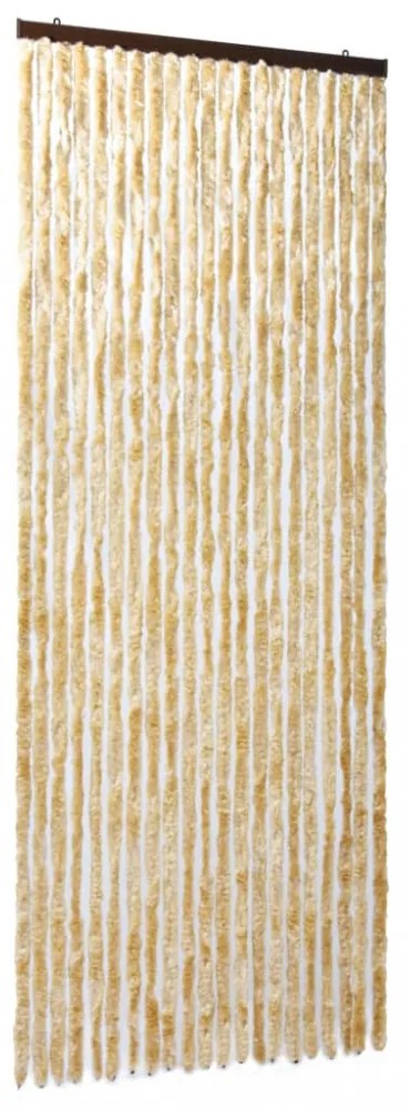 bézs zsenília rovarfüggöny 90 x 220 cm