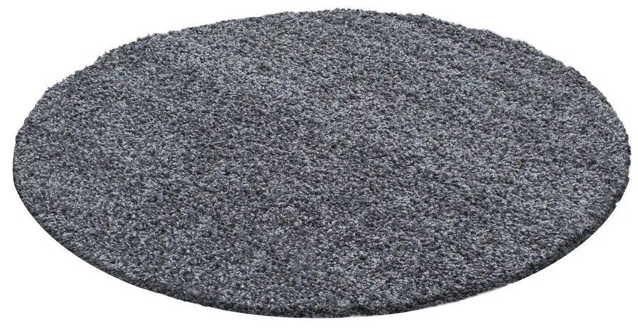 Sötétszürke kerek szőnyeg ø 160 cm Life – Ayyildiz Carpets