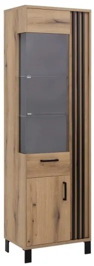 Vitrin Neo NE5 (B) (evoke tölgy + matt fekete). 1048501