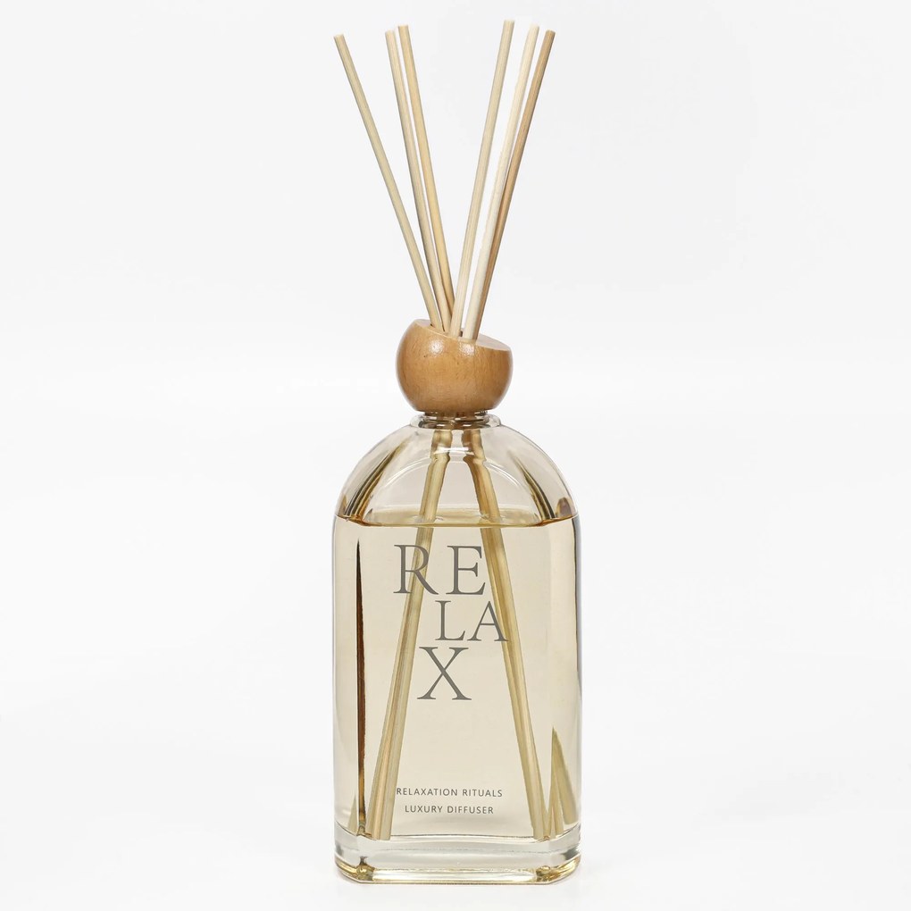 Illóolaj Aroma Diffúzor 500 ML Rattan Pálcikákkal 9,6X6,2X19,4 CM