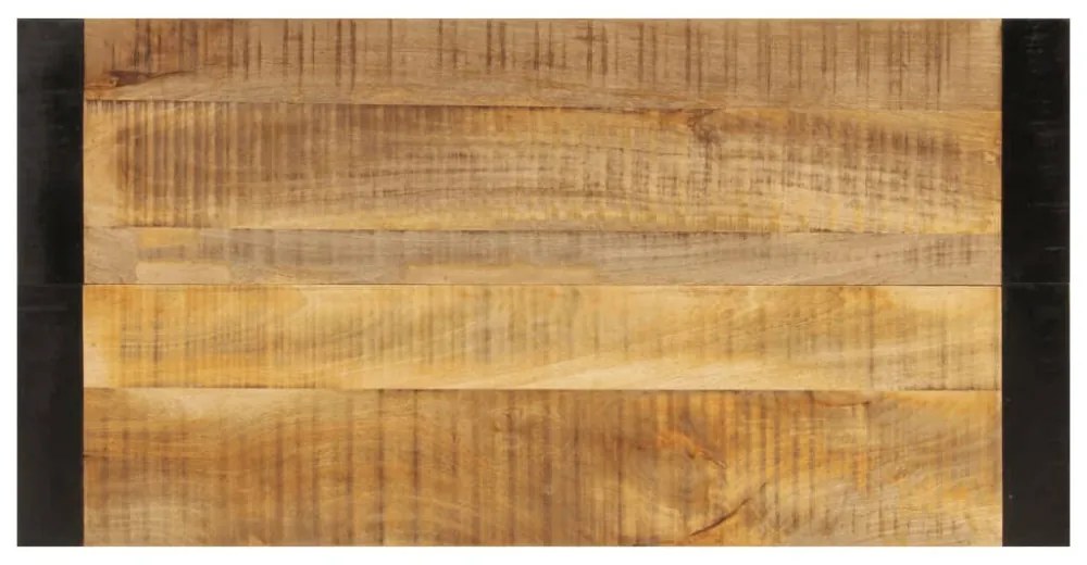 tömör mangófa étkezőasztal 120x60x76 cm