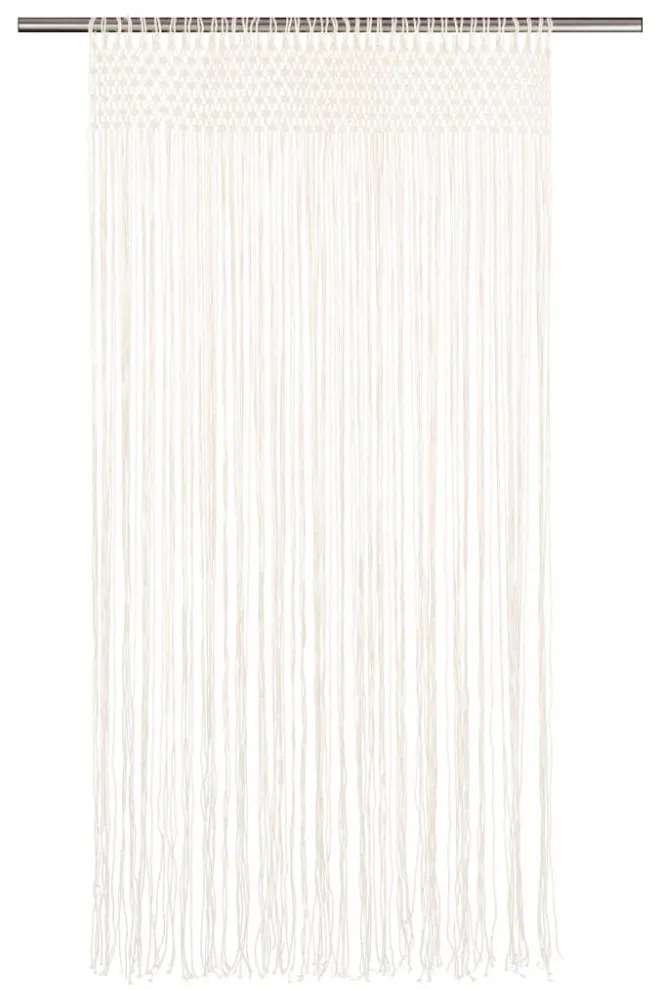 vidaXL makramé pamutfüggöny 140 x 240 cm