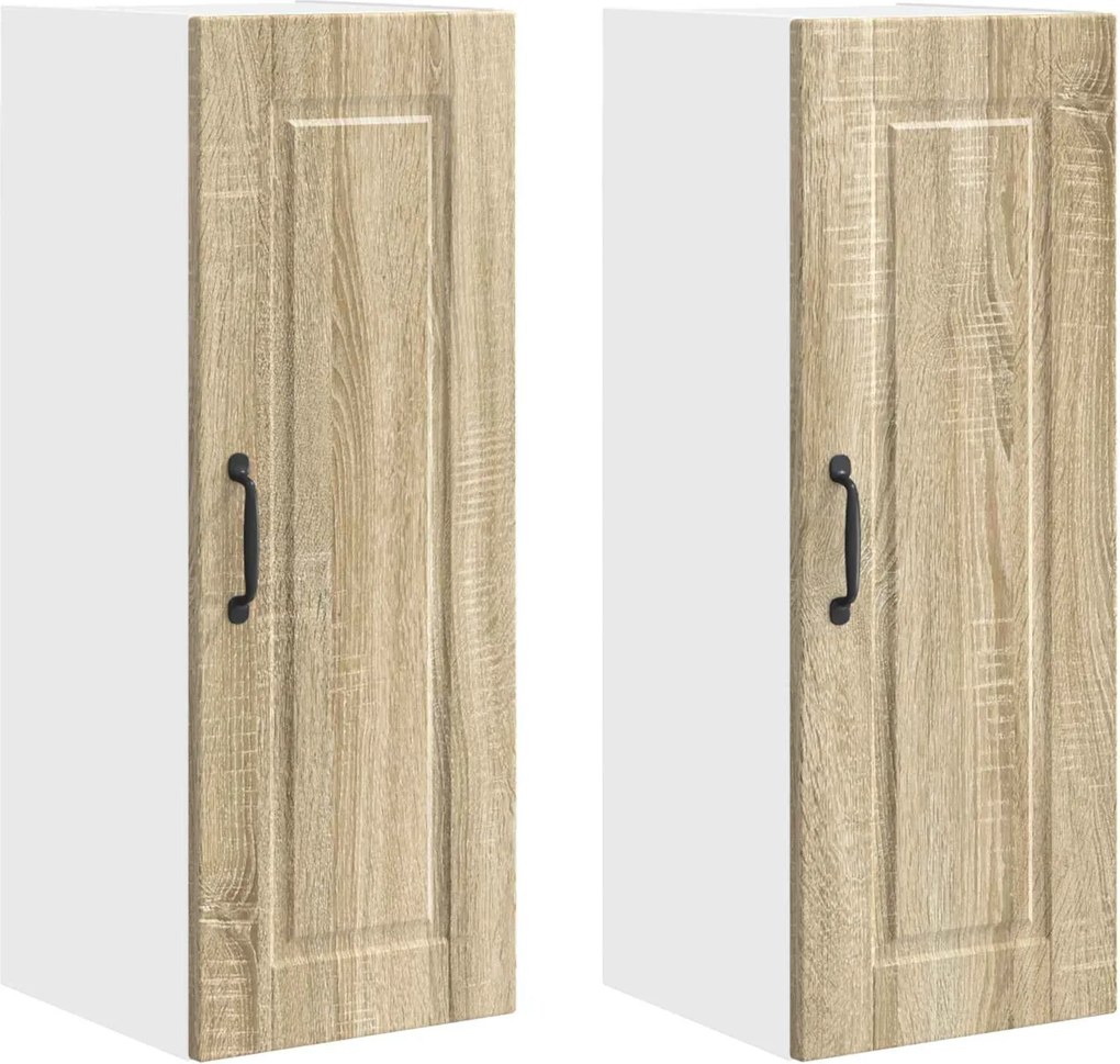 vidaXL Konyhaszekrény 2 pcs Sonoma tölgy 30 x 31 x 80 cm Faanyag