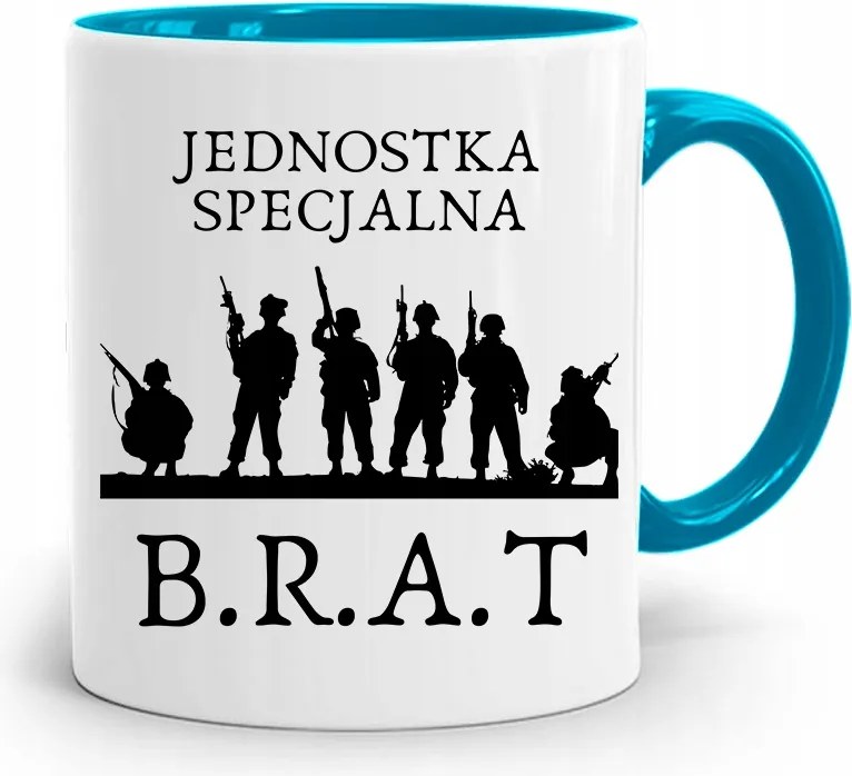 Kék Bögre Ajándék Különleges Egység Testvér nyomott mintával