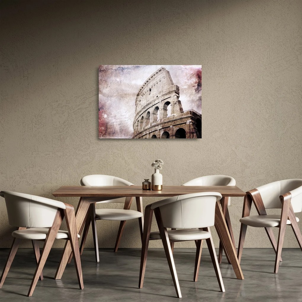 Kép - Colosseum, Róma, Olaszország (üvegen) (70x50 cm)