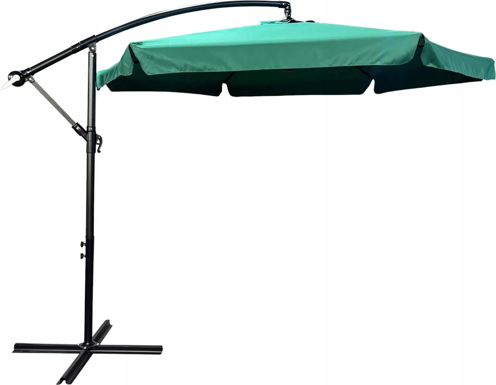 Kerti Napernyő Terasz Ón Sötétzöld Akd