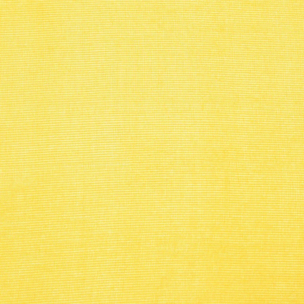 2 db sárga fátyolfüggönyök hurokkal 140x175 cm