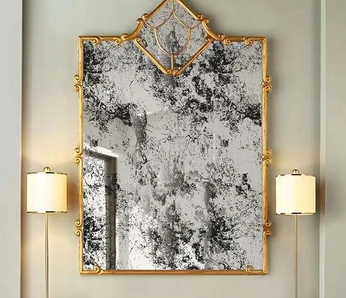 Tükörmatrica öregített és rozsdás tükör hatás 58 x 200 cm