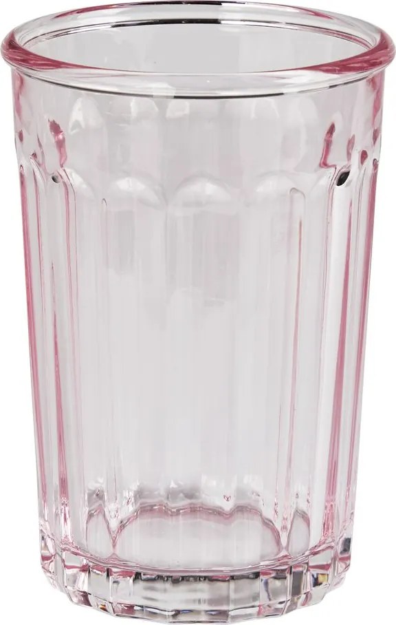 BARETTO üveg pohár 500 ml rózsaszín