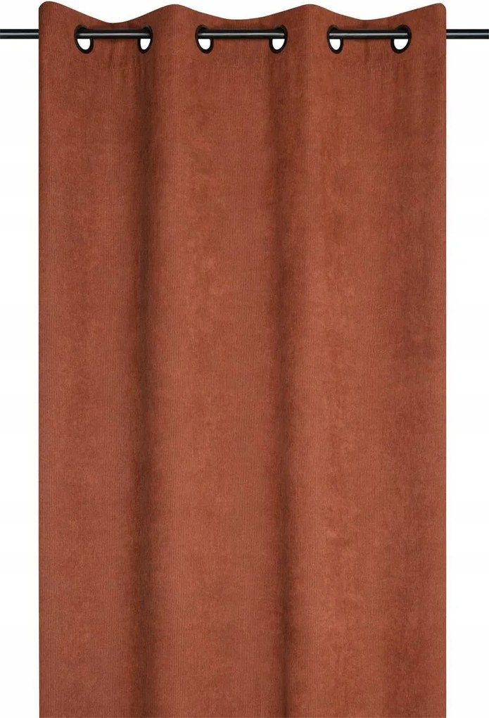 Ablakfüggöny Velúr Piros 140 x 260 cm Hosszú Hálószoba Nappaliba