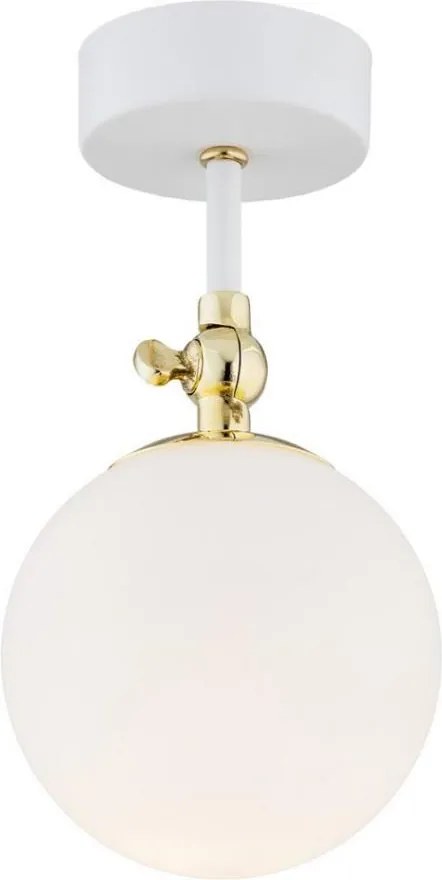 Argon 4002 - Fürdőszobai felületre szerelt csillár LATINA 1xE14/7W/230V IP44 fehér/arany