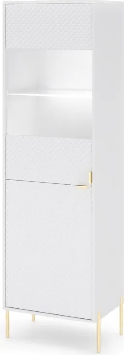 DIAMOND DI04 WITRYNA 2D BIAŁ/BIAŁ POŁ 3D LED B B5W