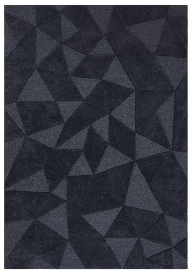 Szürke gyapjú szőnyeg 170x120 cm Shard - Flair Rugs