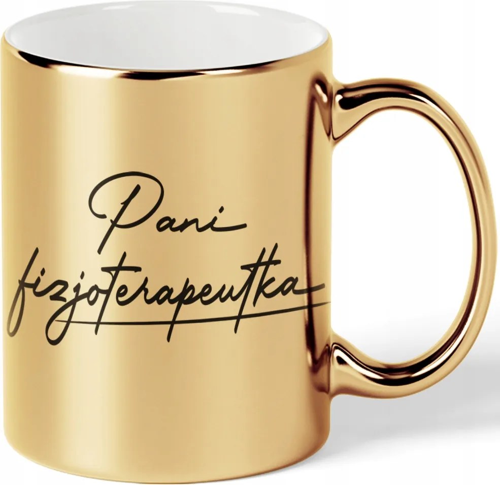 Arany Csillogó Bögre Ajándék Gyógytornász Hölgynek Karácsonyra Születésnapra