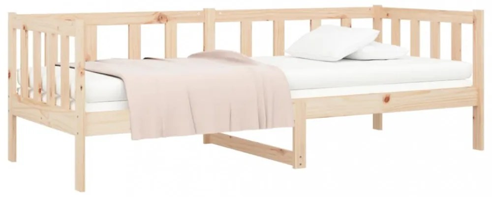 tömör fenyőfa kanapéágy matrac nélkül 80 x 200 cm