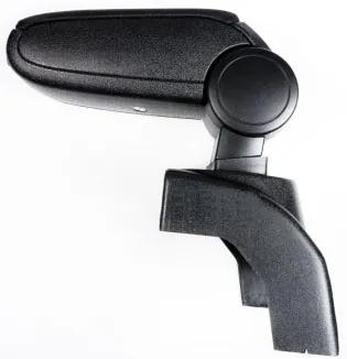 Könyöktámasz AUDI A4 (B6,B7) - műanyag adapter, fekete, öko-bőr