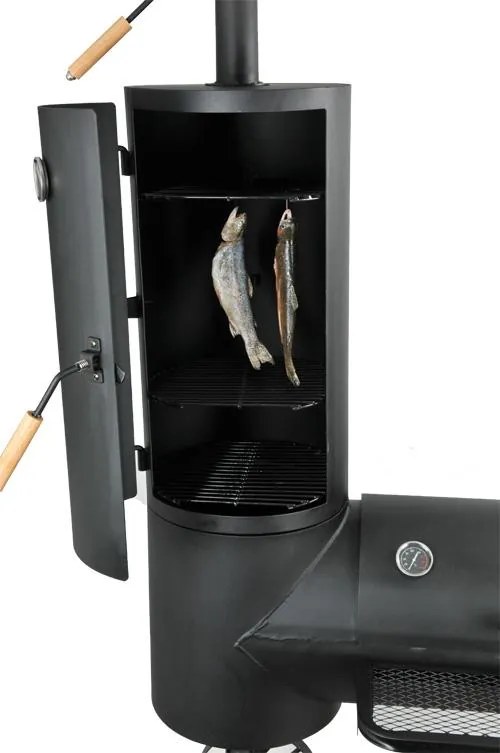 LOKOMOTIVA AVENBERG BBQ MASTER Kerti grill füstölővel