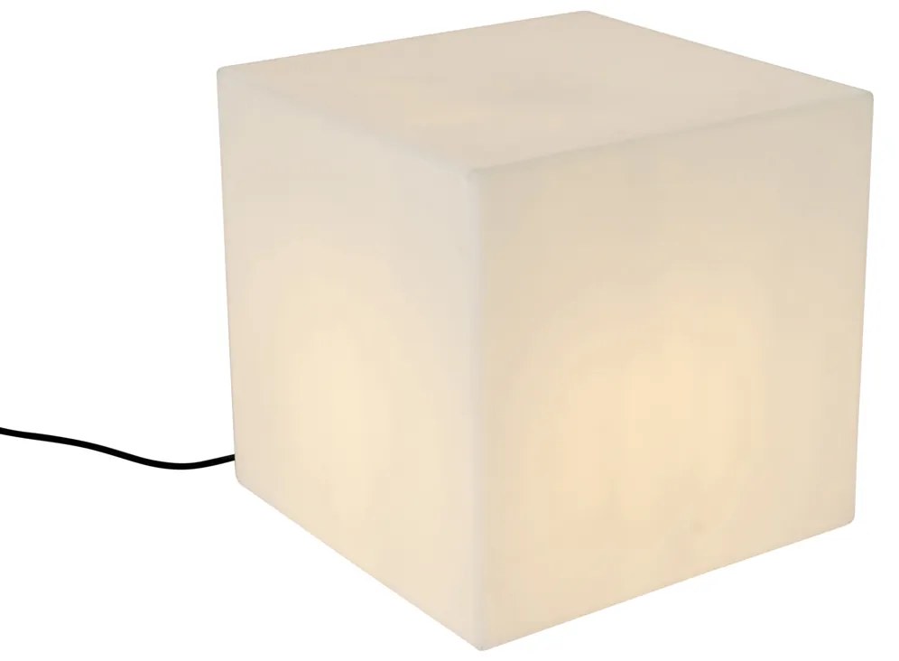 Modern kültéri lámpa fehér 38 cm négyzet alakú IP44 - Nura