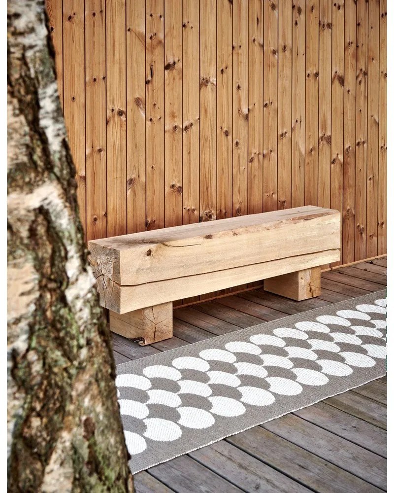 Bézs-krémszínű kültéri-beltéri futószőnyeg 70x150 cm Poppy Potato – Pappelina