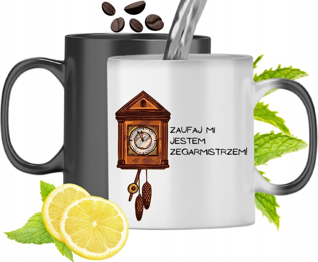 Mágikus Bögre Óramesternek Színváltós, fényképes nyomtatással