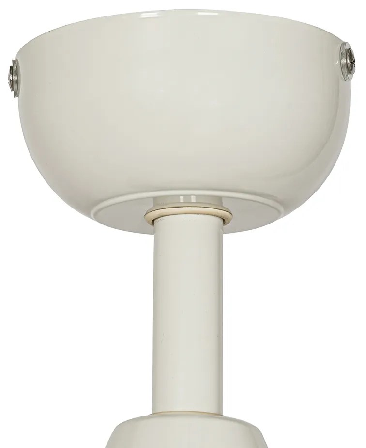 Kültéri mennyezeti ventilátor fehér fa hatású lapátokkal 91,3 cm dimmelhető LED-del távirányítóval IP44 - Toledo