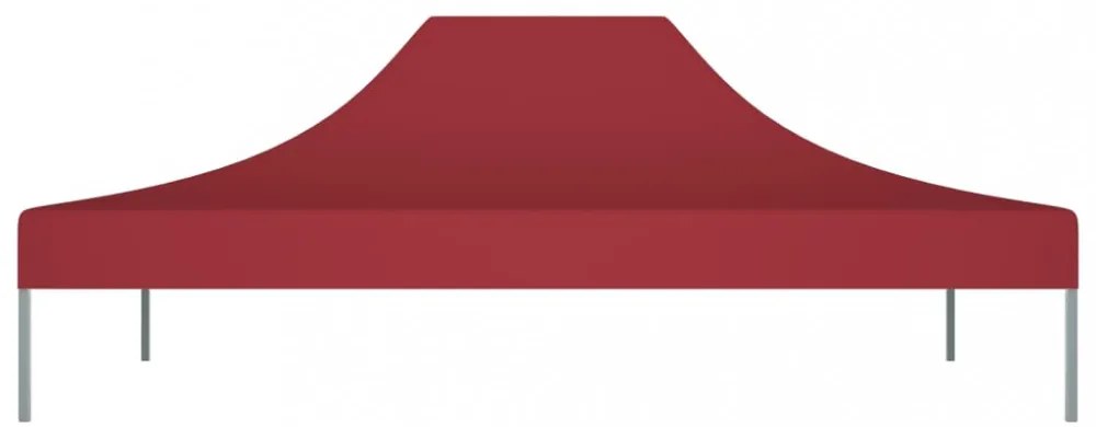 burgundi vörös tető partisátorhoz 4 x 3 m 270 g/m²