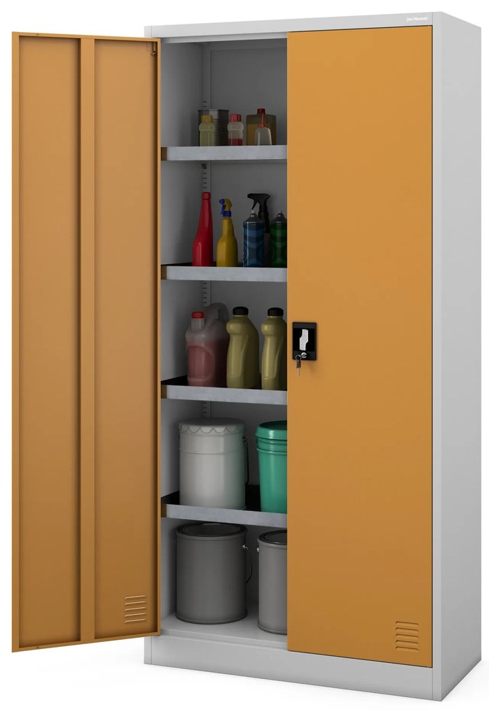 MARIA VEGYSZERSZEKRÉNY, 900 x 1850 x 400 mm, szürkéssárga