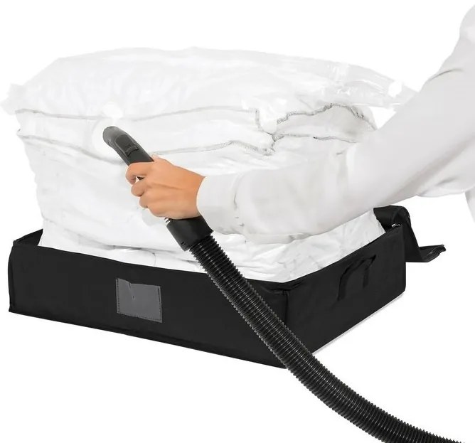 Tárolódoboz Compactor 3D Black Edition, 145 l, fekete
