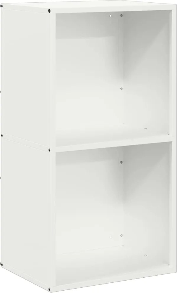 vidaXL fehér hidegen hengerelt acél tűzifatároló 40x30x75 cm