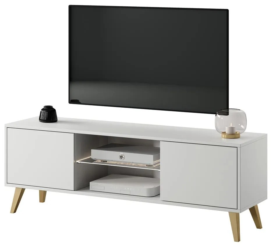 Tv szekrény/asztal Savoi II (világítással) (fehér). 1099034