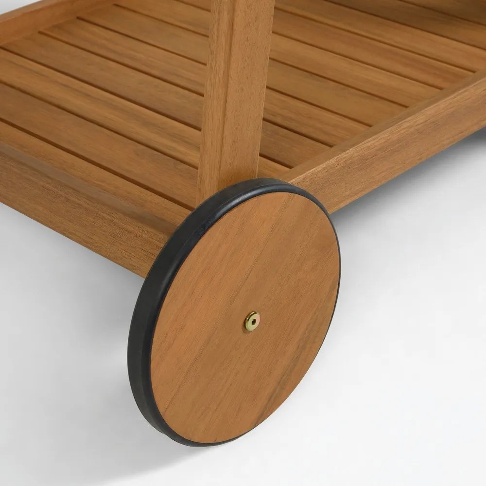 Akácfa zsúrkocsi 55x73 cm Felisa – Kave Home