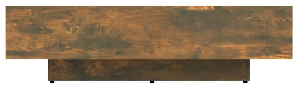 Füstös tölgy színű szerelt fa dohányzóasztal 100x49,5x31 cm