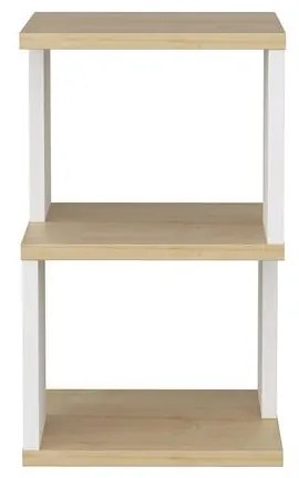 Éjjeliszekrény Carter - Oak, White