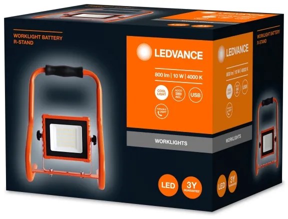 Ledvance - R-STAND LED reflektor 10W 5V 2200 mAh IP44