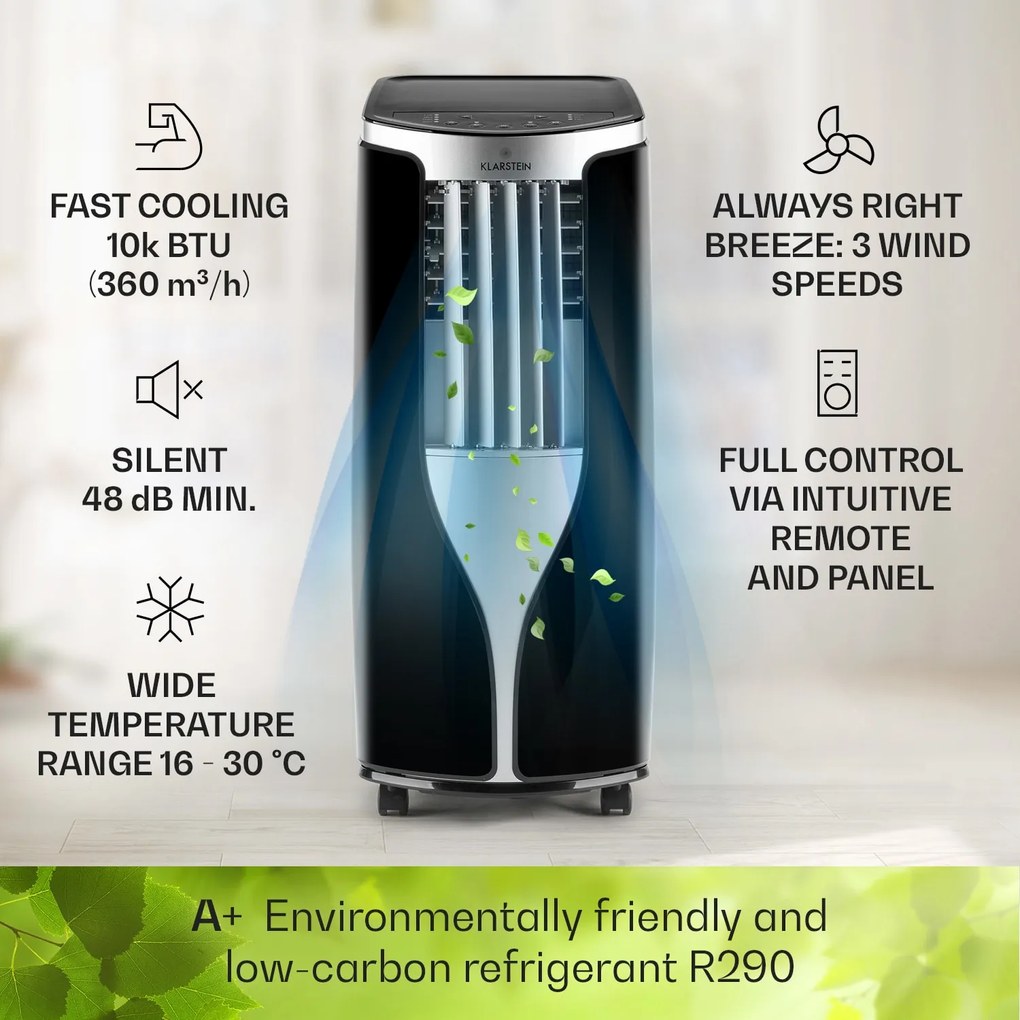 New Breeze ECO, mobil klíma, 935 W, 10 000 BTU / óra, (2,9) kW, A+