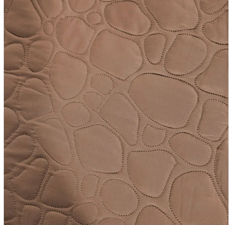 STONE világosbarna ágytakaró mintával Méret: 220 x 240 cm