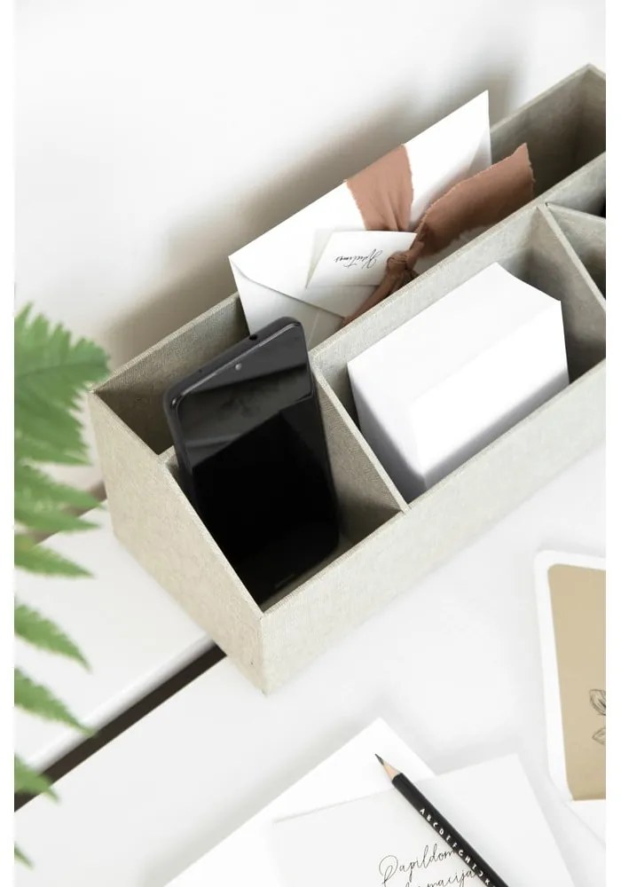 Karton rendszerező írószerekhez Elisa Canvas Paper Laminate – Bigso