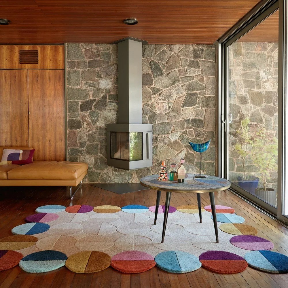 Bézs kézi szövésű gyapjú szőnyeg 160x230 cm Mia Textured Scallop – Flair Rugs