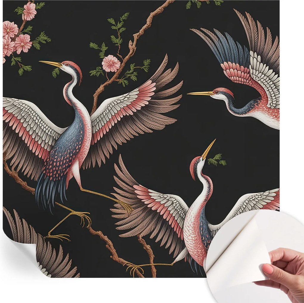 Dekoratív öntapadós fotótapéta Hálószobába Virágmintás 250x250 cm